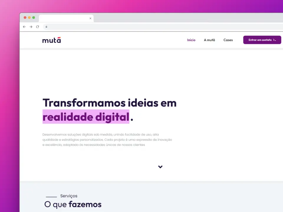 Website e Serviços Digitais